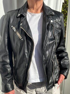 Mauritius Moto-style Leather Jacket - NWOT!